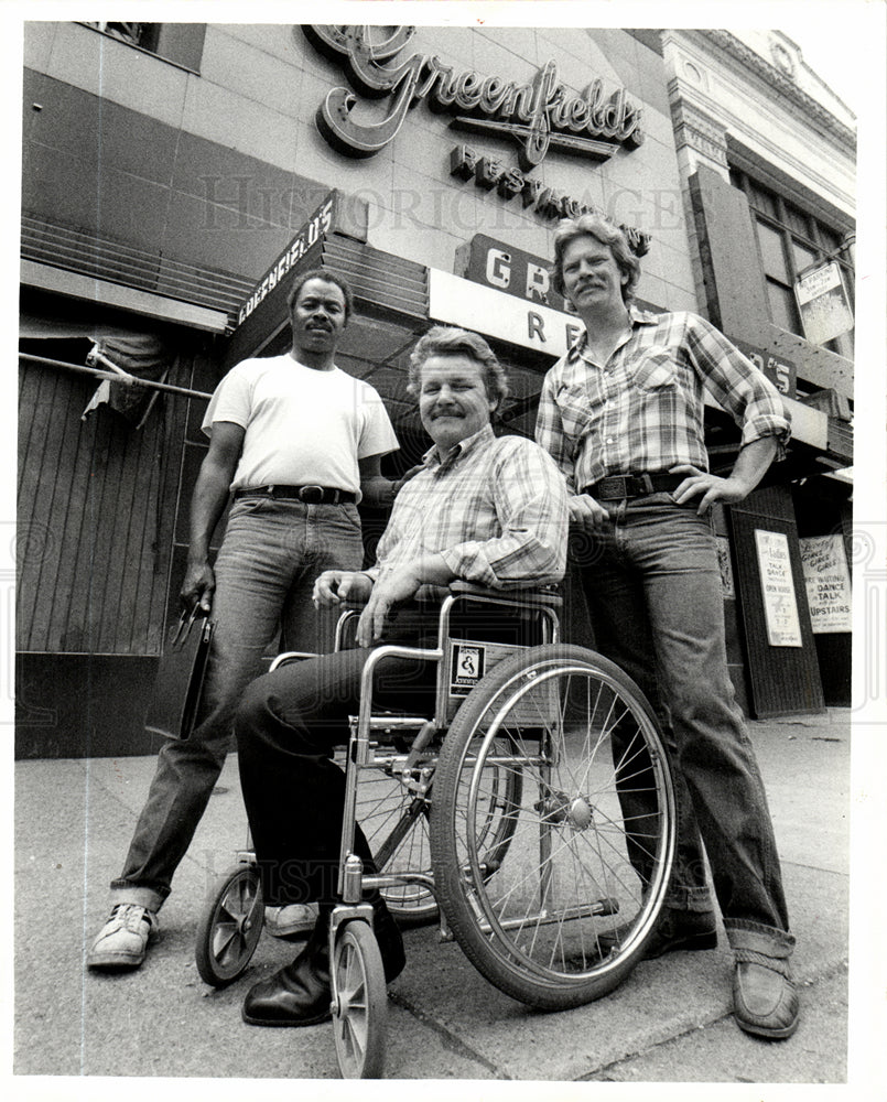 1984 Press Photo Detroit Vietnam Veterans Woodward - Historic Images