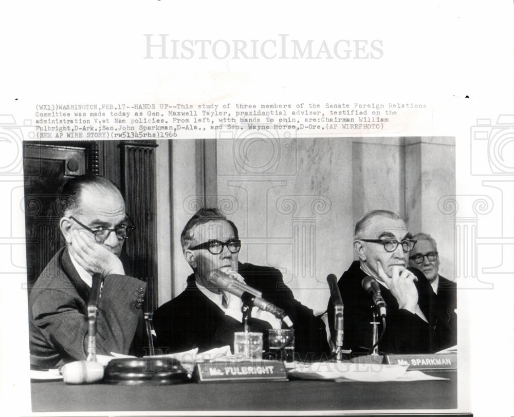 1966 Senate Foreign Relations committee-Historic Images