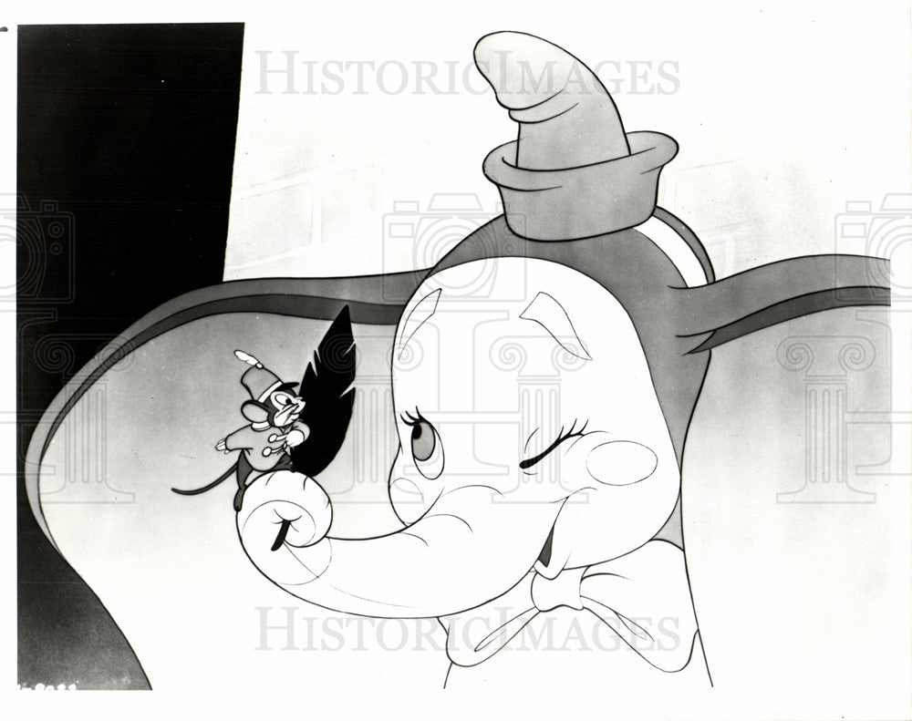 1986 Disney,Walt Productions,Mouse, Dumbo - Historic Images
