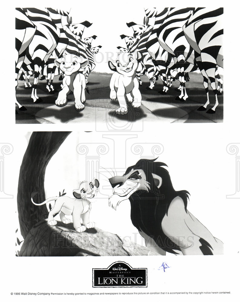 Press Photo Lion King American animated feature - Historic Images