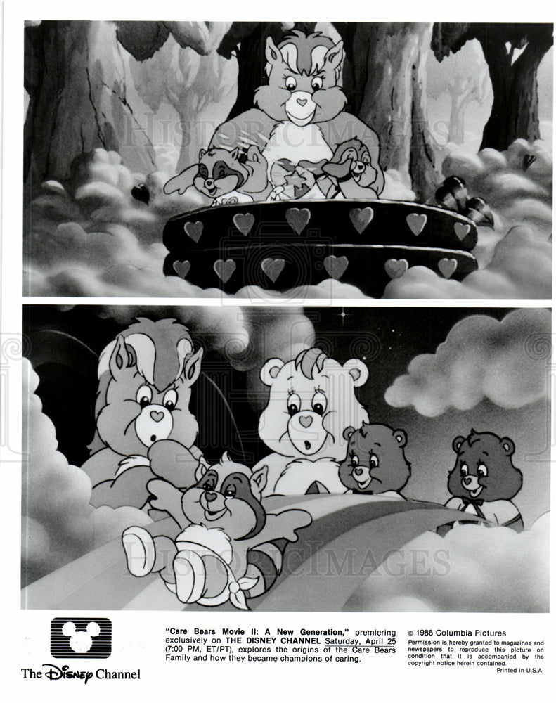 1987 Press Photo Care Bears Movie II animated film - Historic Images