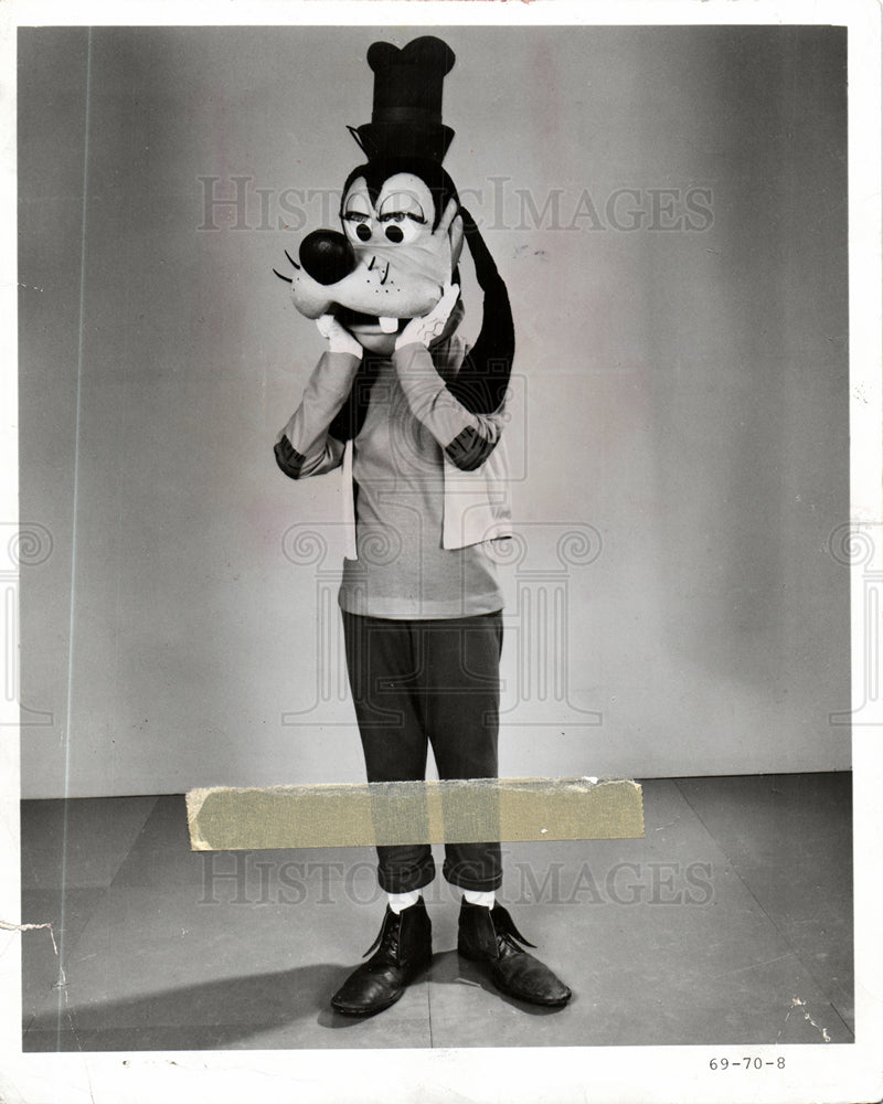 1970 Press Photo Goofy animated cartoon character - Historic Images