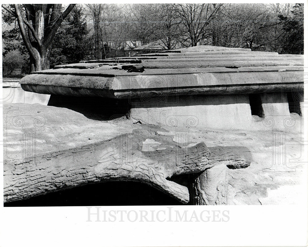 1977 Press Photo Detroit Zoological Park - Historic Images