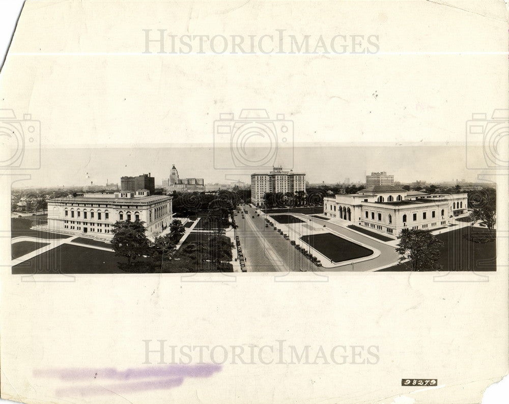 1929 Press Photo Art Institute buildings  Fisher tower - Historic Images
