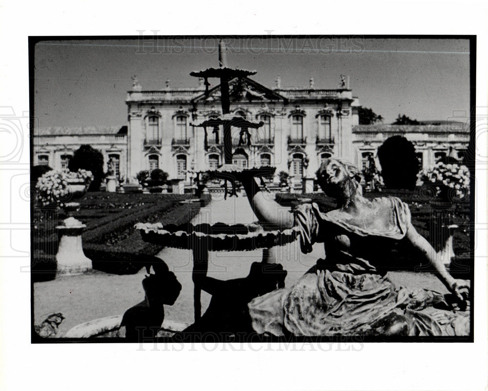 1989 Press Photo Rococo palace;Queluz;Portugal - Historic Images