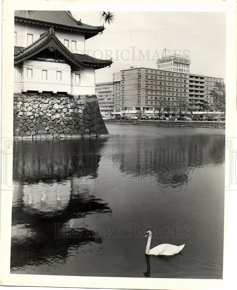 1962 Press Photo Tokyo japan hotel luxury pagoda - Historic Images