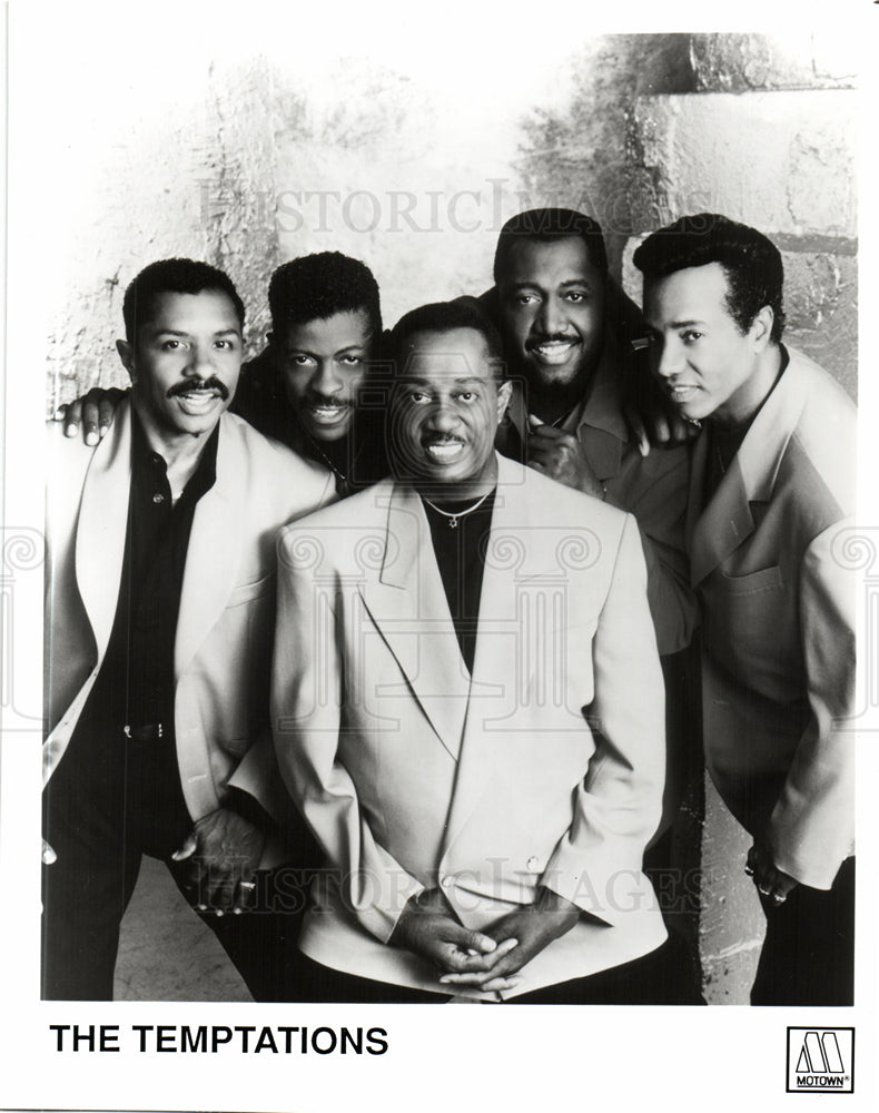 Press Photo The Temptations American Vocal Group - Historic Images