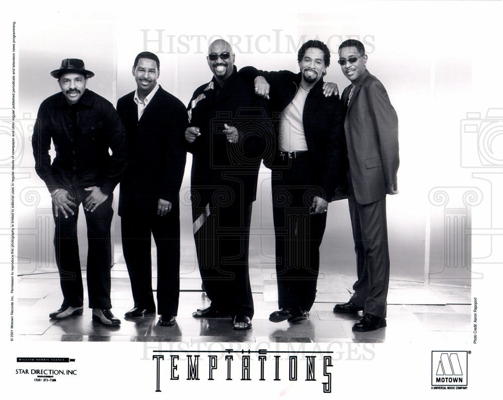 The Temptations American Vocal Group-Historic Images