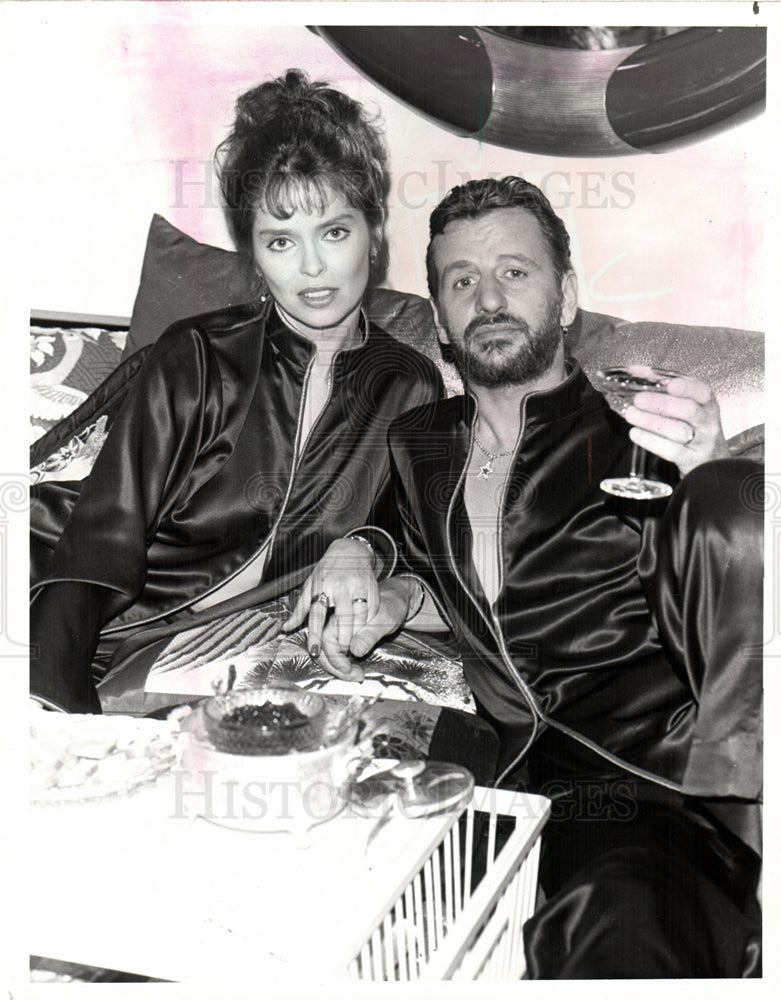 1989 Press Photo Barbara Bach Ringo Starr designers - Historic Images