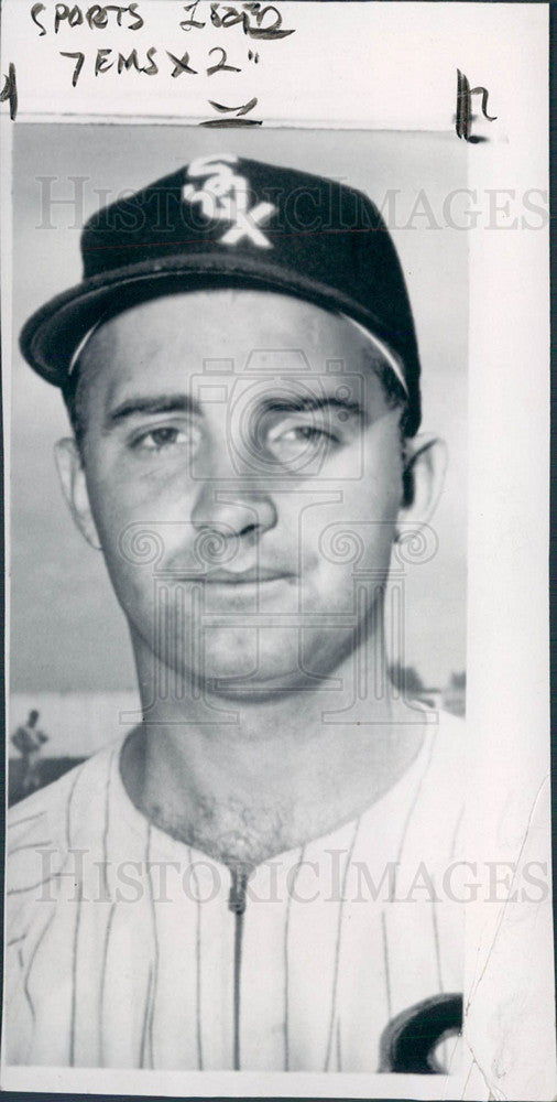 1955 Press Photo Billy Pierce Detroit Pitcher michigan - Historic Images