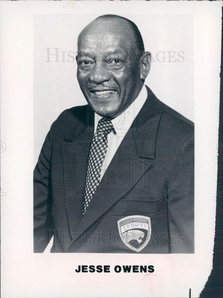 1978 Press Photo Jesse Owens Track Field Athlete US - Historic Images