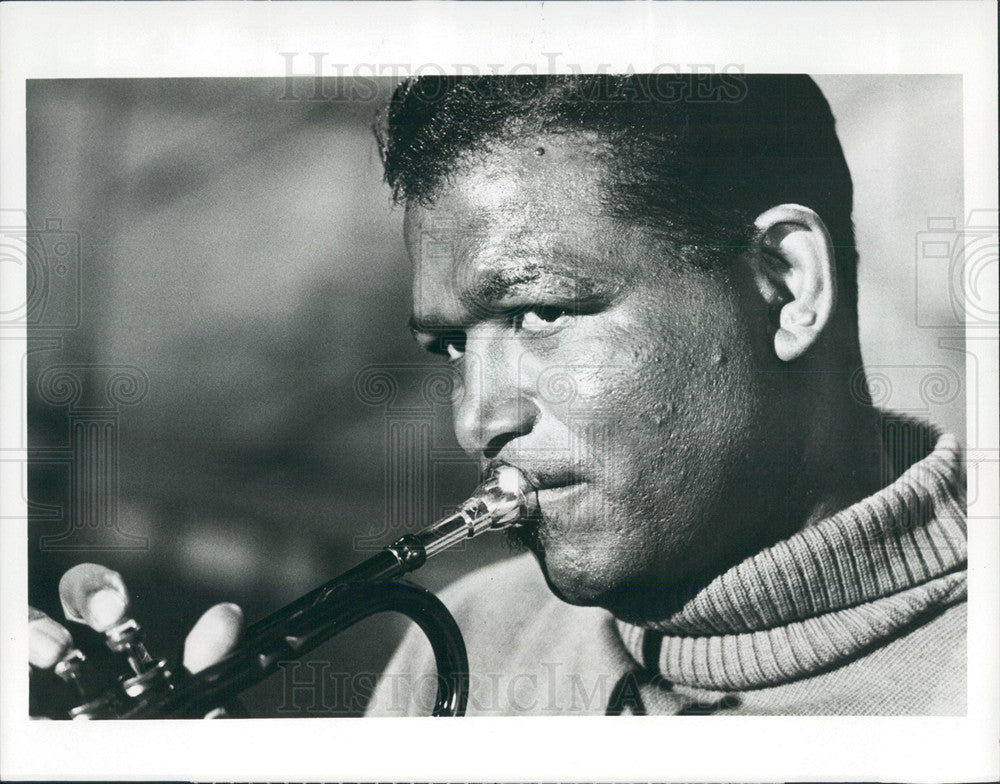 1969 Press Photo Sugar Ray Robinson, Trumpeter - Historic Images