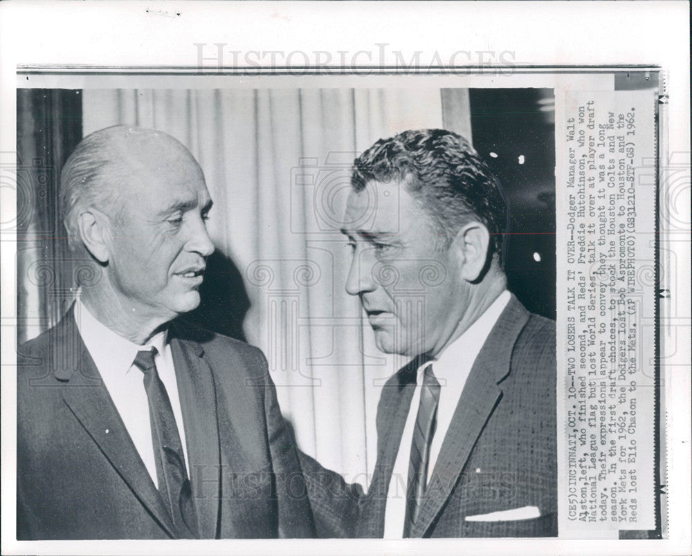 1961 Dodger Manager Walt Alston - Historic Images