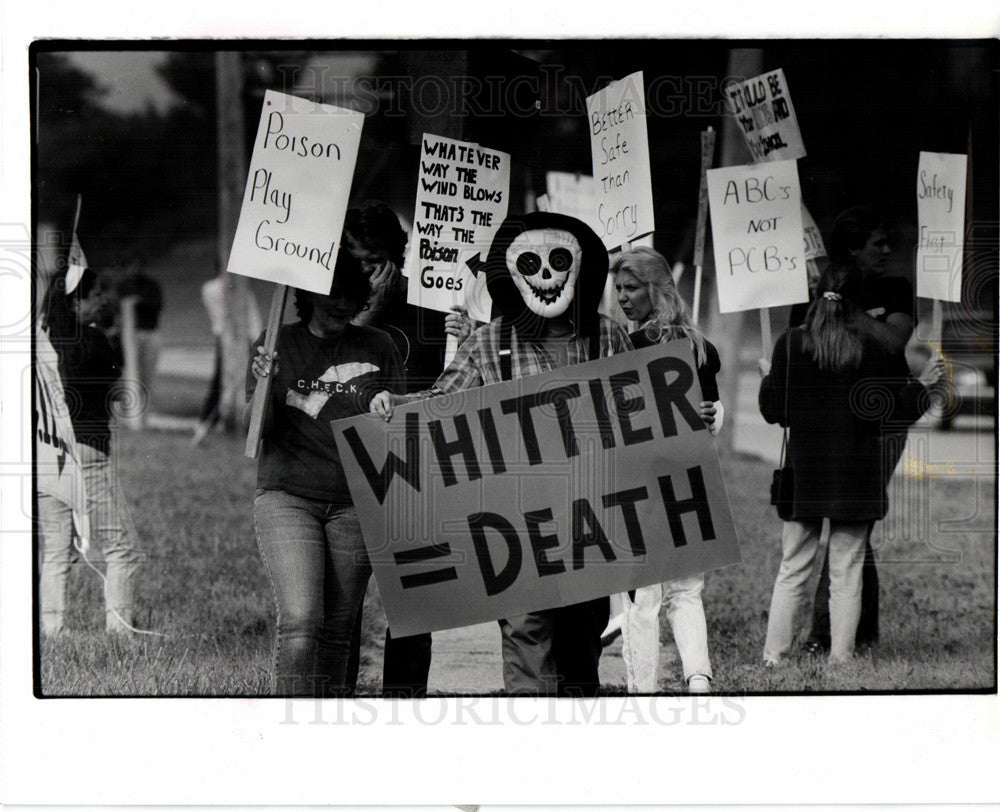 1991 Press Photo Westland School Toxic Contamination - Historic Images