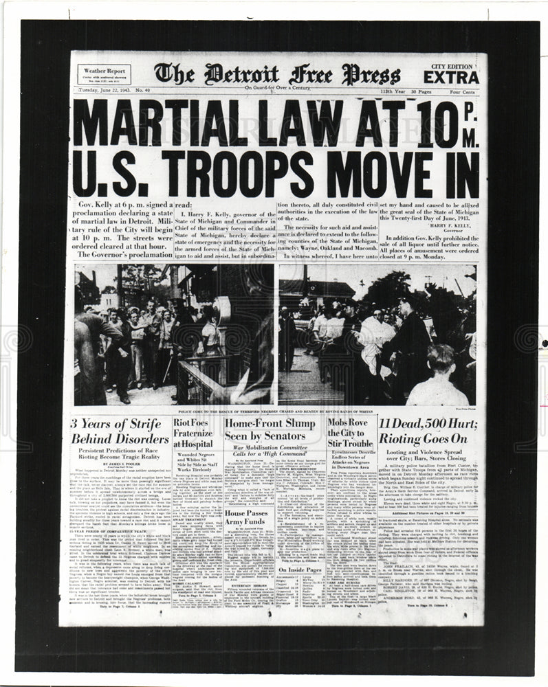 Press Photo Martial law - Historic Images