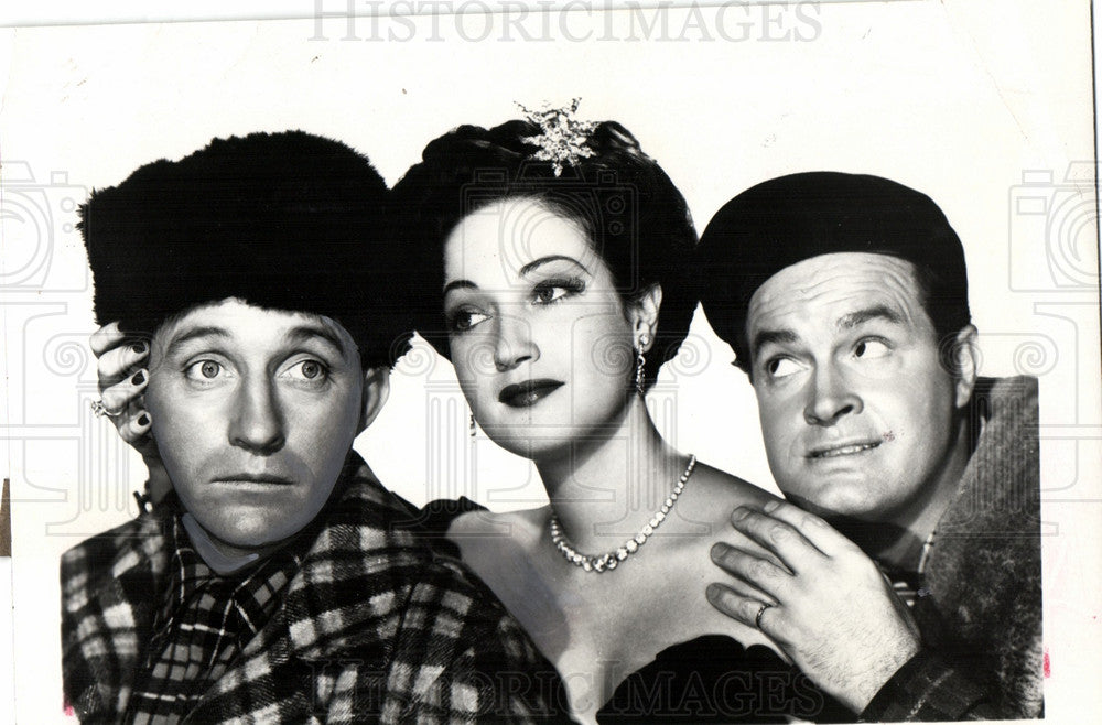 1978 Press Photo Dorothy Lamour Harpo Zeppo Chico Marx - Historic Images