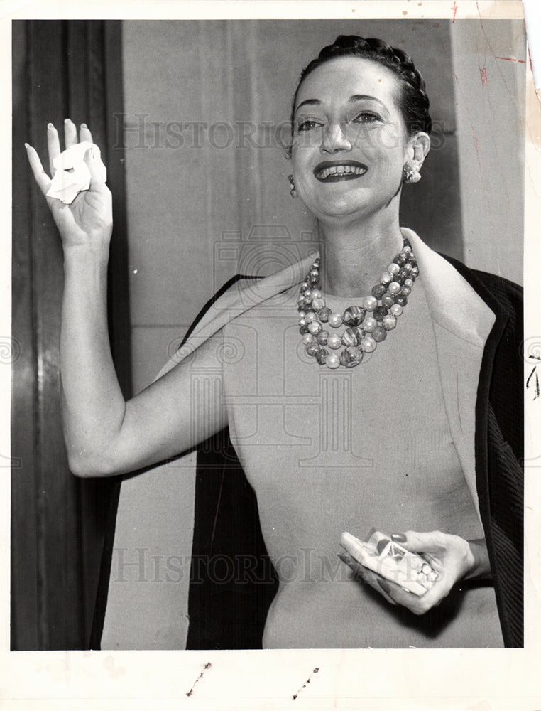 1961 Press Photo Dorothy Lamour - Historic Images