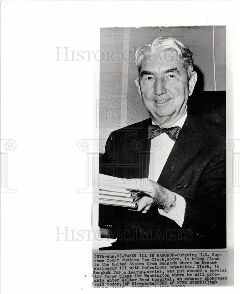 1967 Press Photo Thomas Campbell Clark - Historic Images