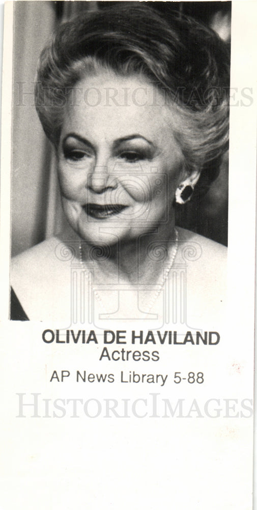 1956 Olivia de Havilland  American actress-Historic Images