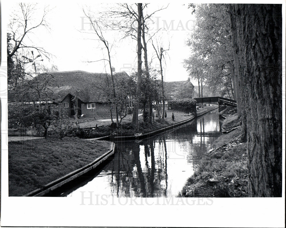 Press Photo Netherlands Vliet River - Historic Images