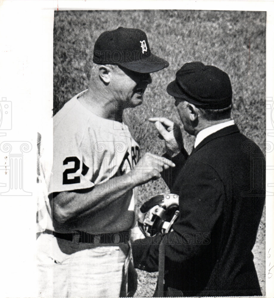 1963 Larry Napp Bob Scheffing Tigers-Historic Images