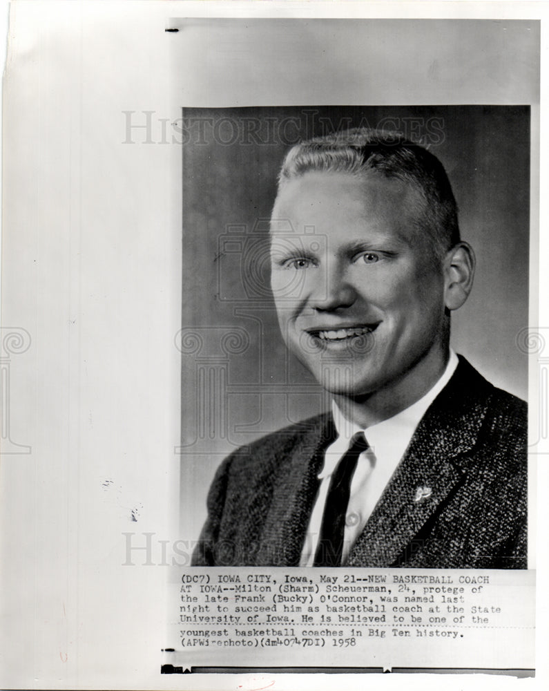 1988 Basketball Coach-Historic Images