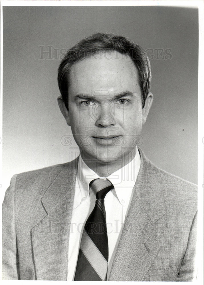 1987 Press Photo William Scherkenbach joined General - Historic Images