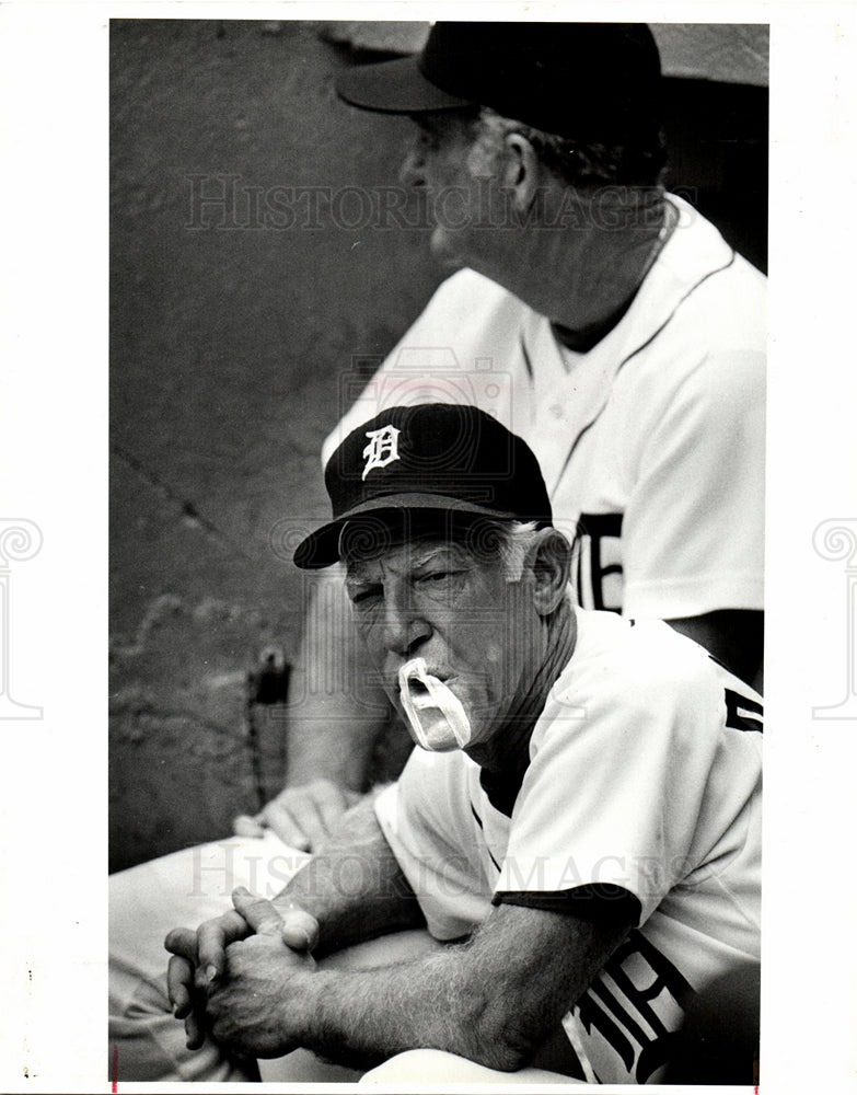 1984 Press Photo sparky anderson Major League Baseball - Historic Images