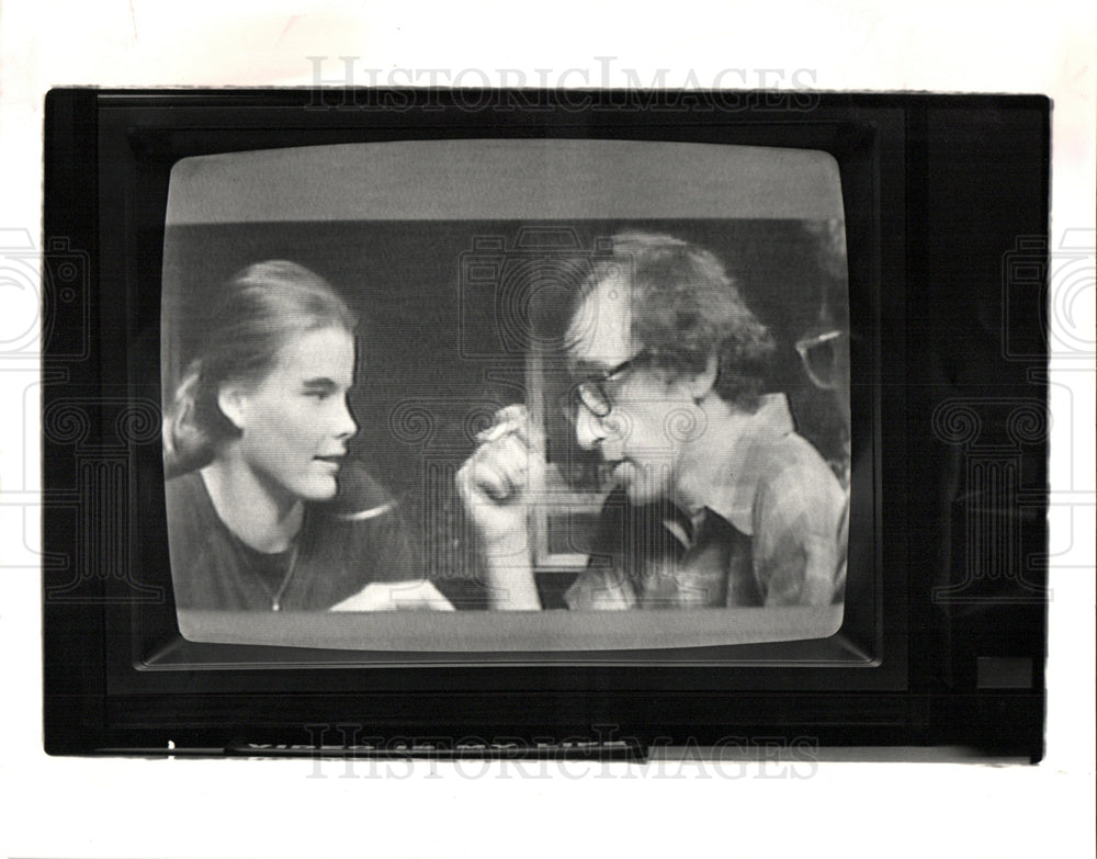 1987 Press Photo Woody Allen merican screenwriter actor - Historic Images