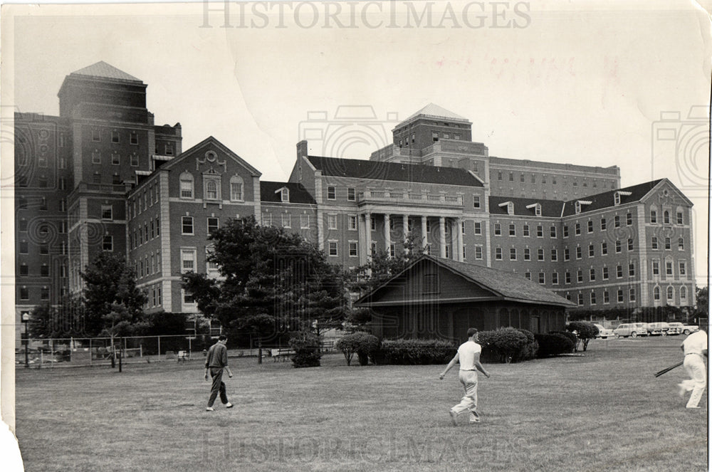 1959 Press Photo Veterans hospital, Allen Park Sun City - Historic Images