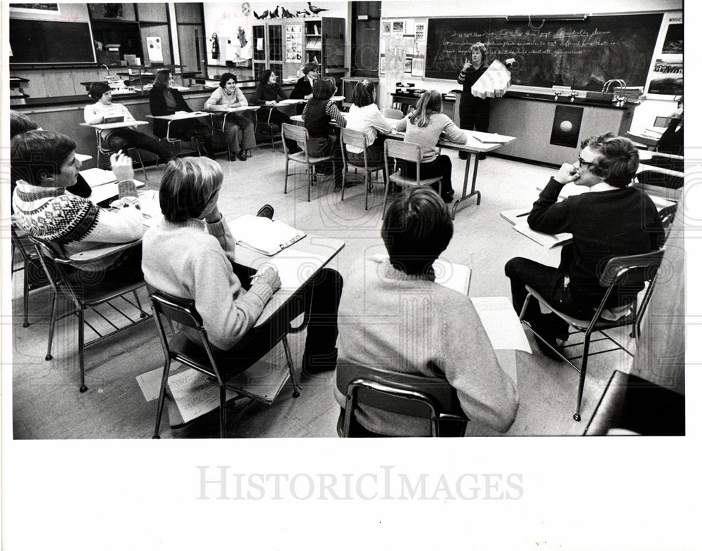 1978 Press Photo University Liggett School Michigan - Historic Images