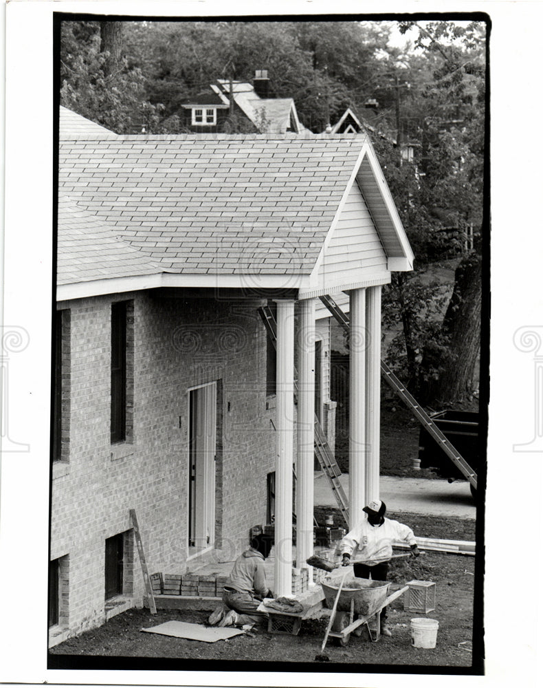 1992 Press Photo Victoria Park bricks Westover porch - Historic Images