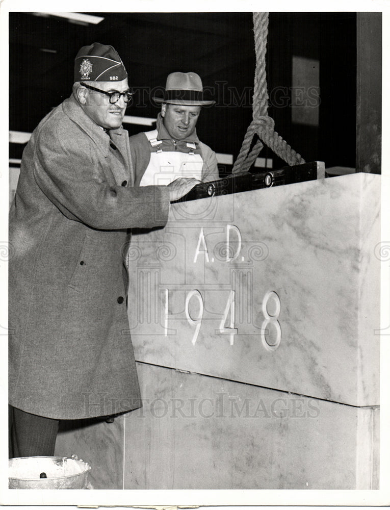 1948 Cornerstone Veterans memorial Building-Historic Images