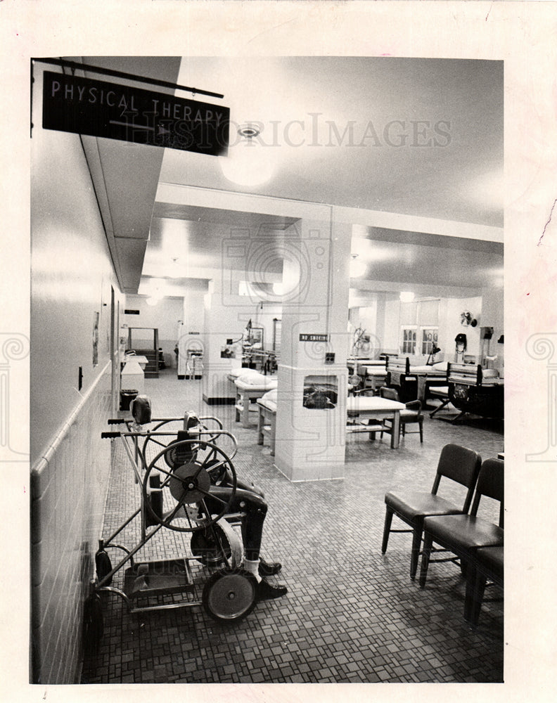 1973 Press Photo Veteran&#39;s hospital  Allen park - Historic Images