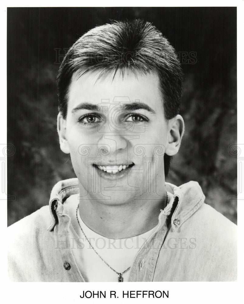 Press Photo John Heffron American comedian - Historic Images