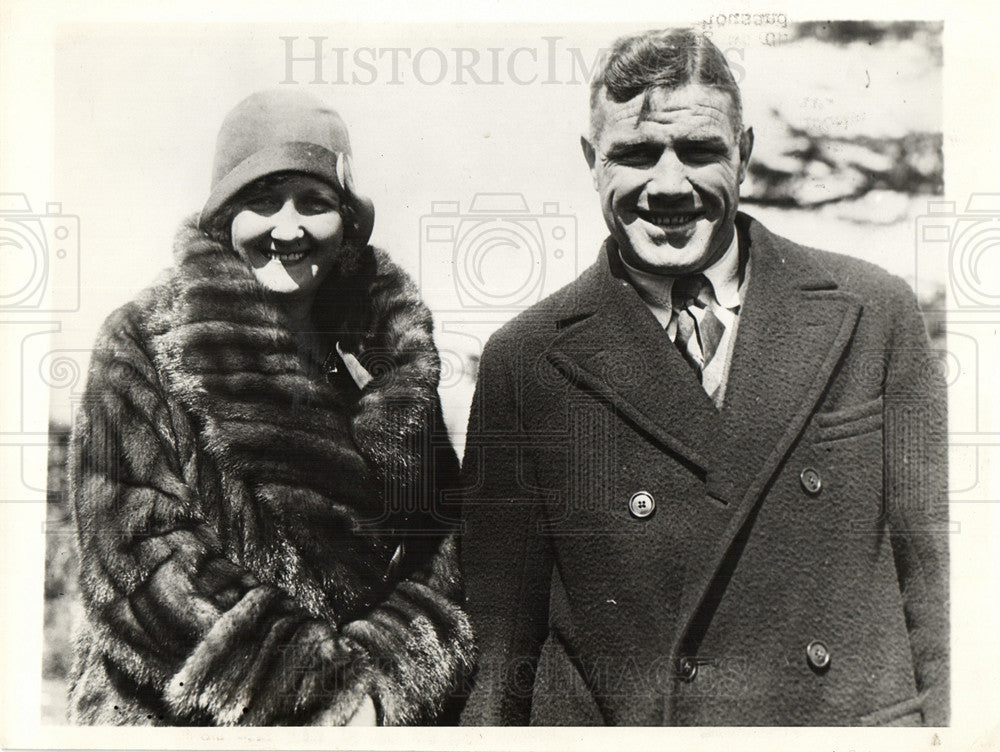1928 Press Photo mrs Tom Heeney pugilist gene tunney - Historic Images