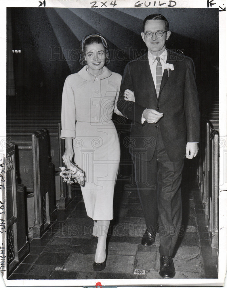 1956 Press Photo Mr. Mrs. palmer heenan - Historic Images