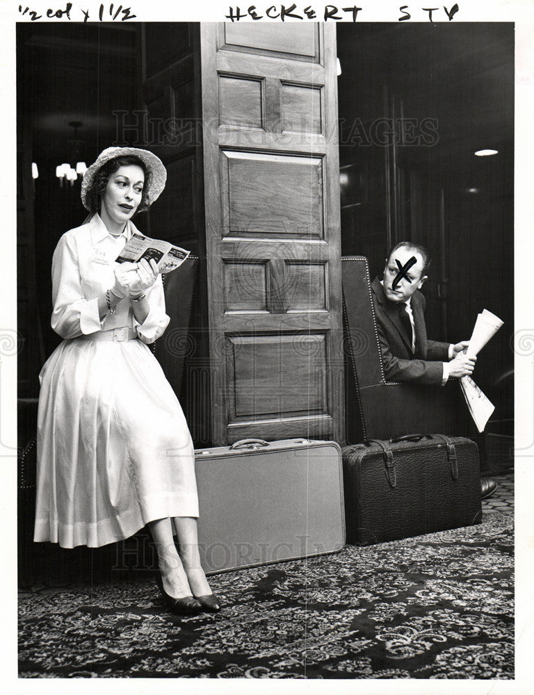 1957 Press Photo Eileen Heckert - Historic Images