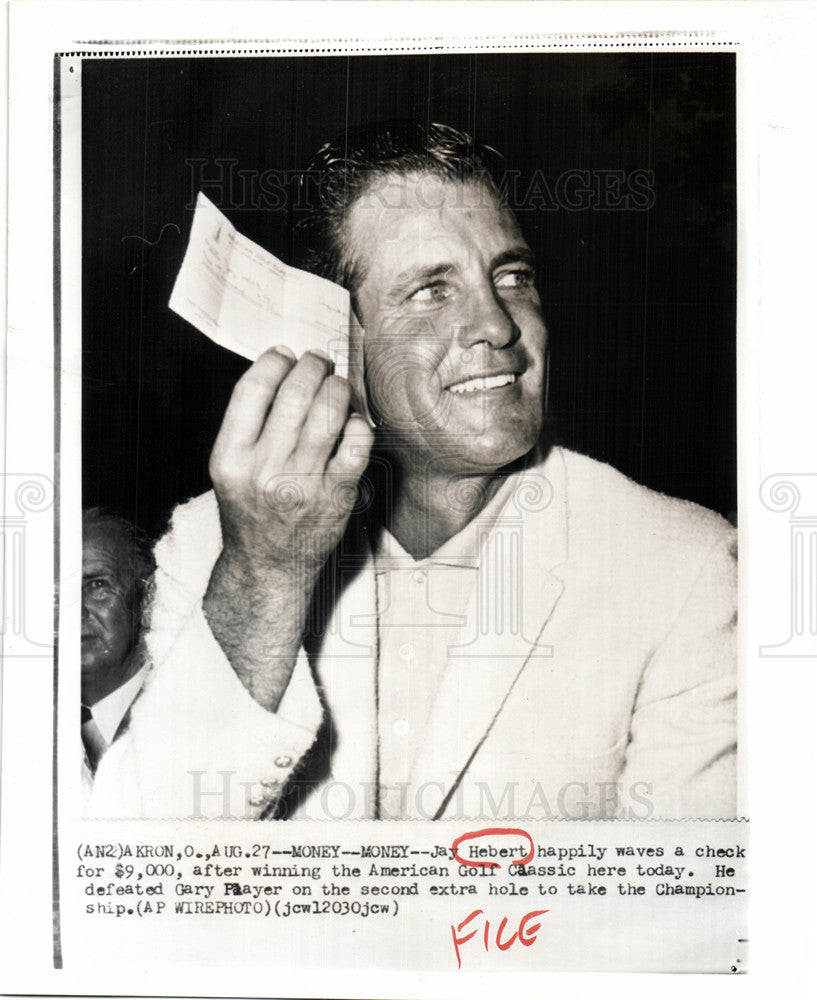 1961 Press Photo Hebert Golf Classic Championship Akron - Historic Images