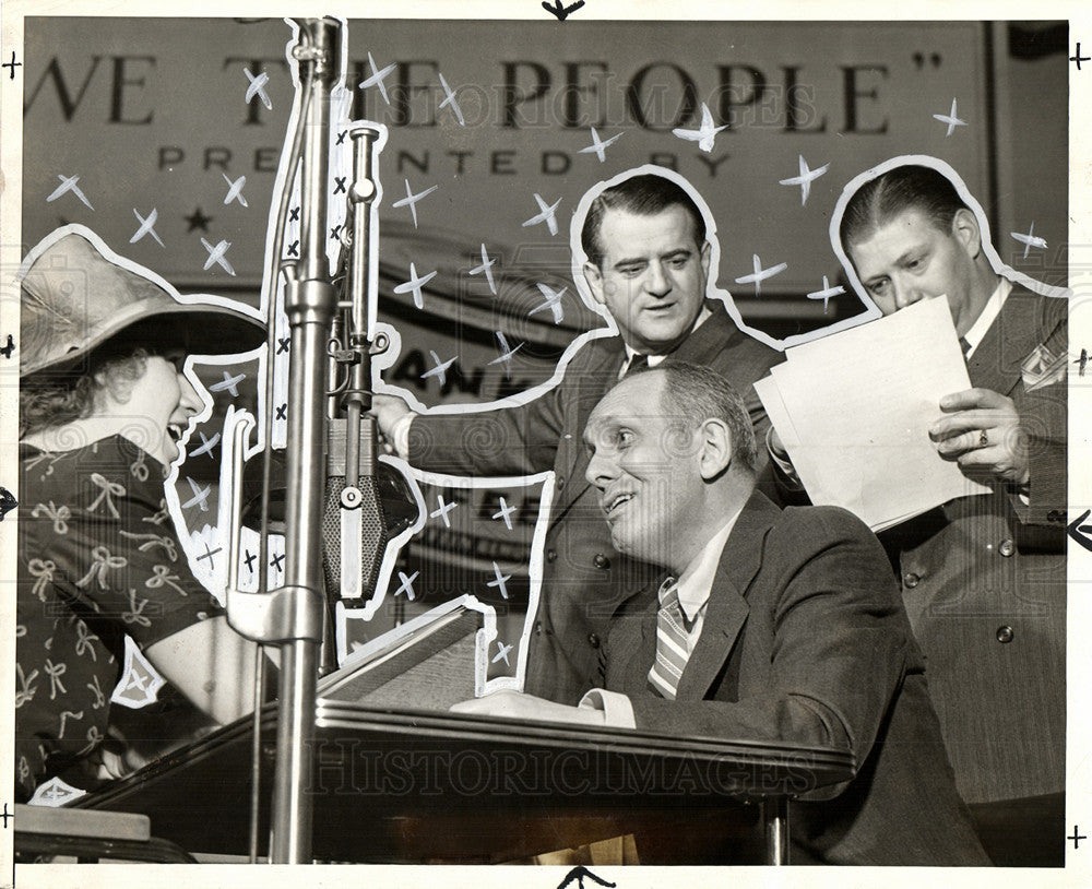 Press Photo We The Peopel Radio Show Heatter Zell - Historic Images