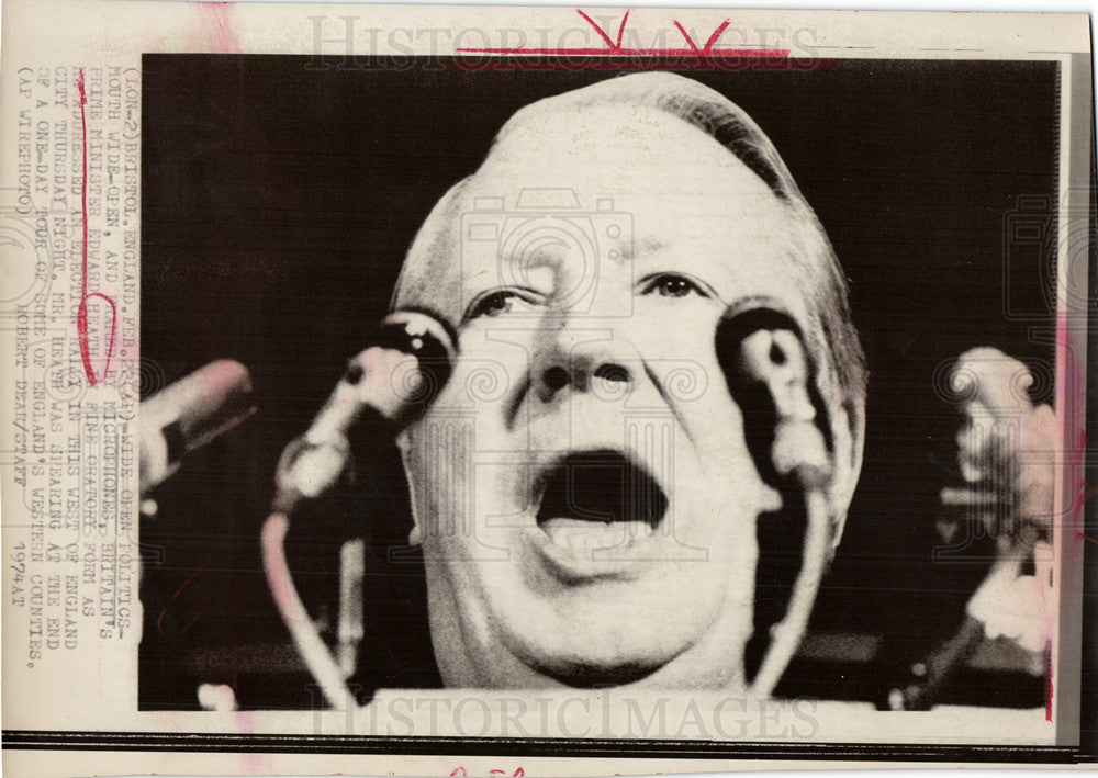 1974 Press Photo  Edward Heath Prime Minister - Historic Images