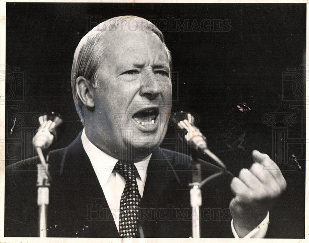 1979 Press Photo British Prime Minister Edward Heath - Historic Images