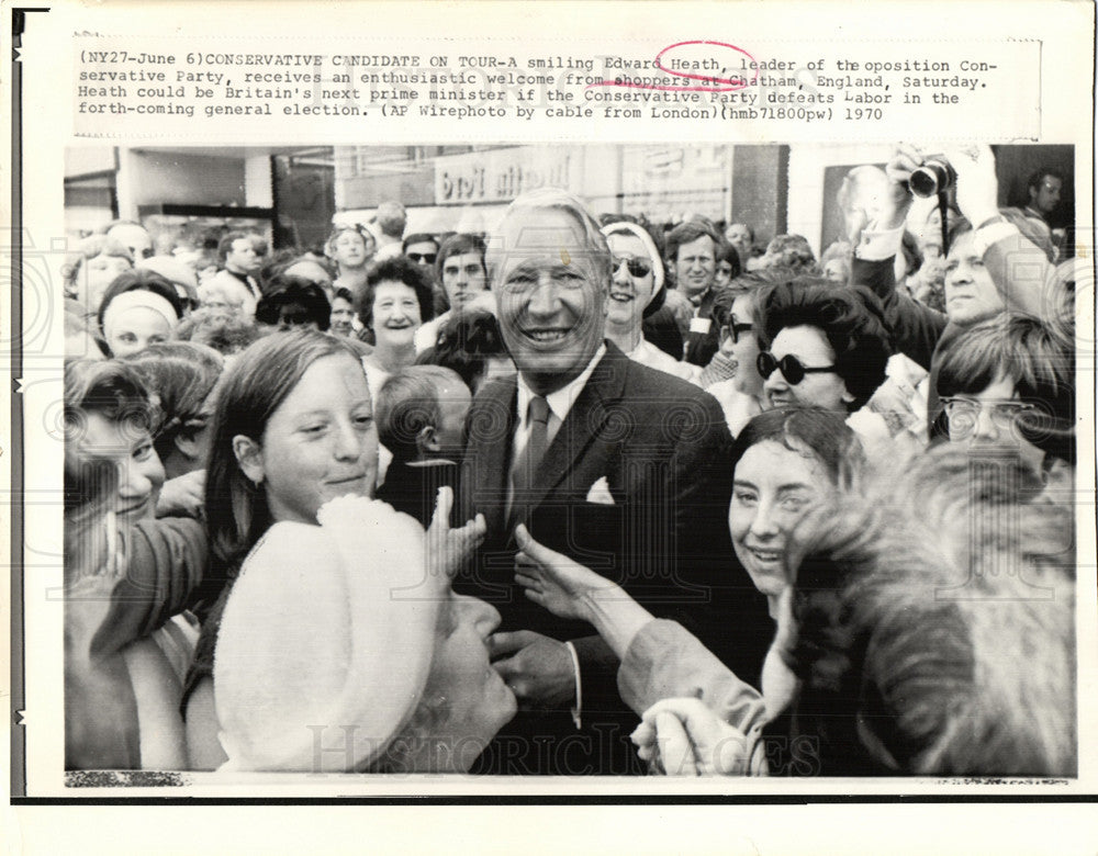 1970 Press Photo England Heath Politics Prime Minister - Historic Images