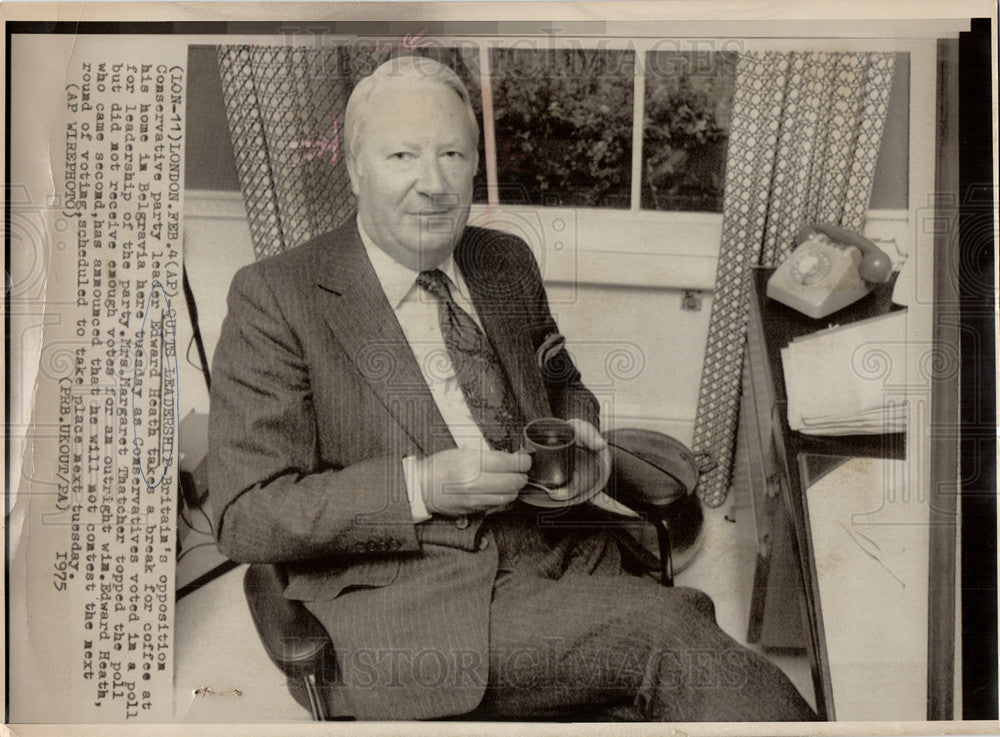 1979 Press Photo Quit Leadership-Britain?s opposition - Historic Images