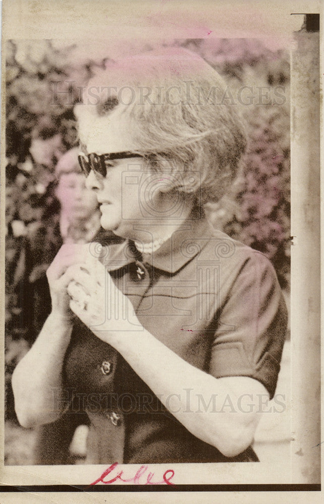 Press Photo Mother Wife Randolph Hearst Patty - Historic Images