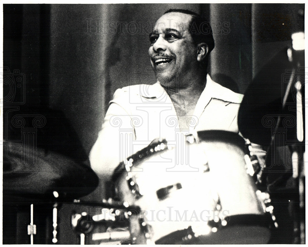 1985 Press Photo J.C. Heard swing bop blues drummer - Historic Images