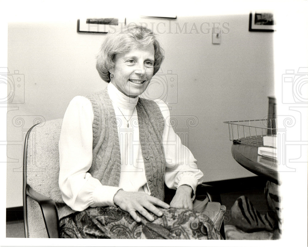 1987 Press Photo Jane healy education teacher preschool - Historic Images