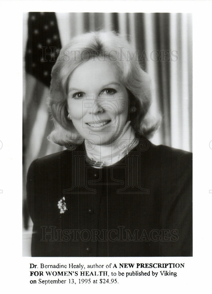 1995 Press Photo Bernadine Healy physician cardiologist - Historic Images