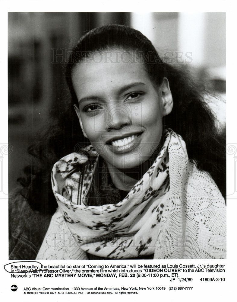 1989 Press Photo Sheri Headley Coming to America - Historic Images