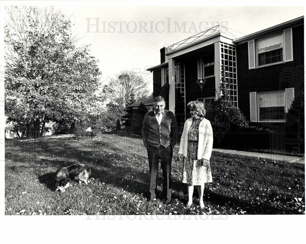 1982 Press Photo Richard Headlee Republican Michigan - Historic Images